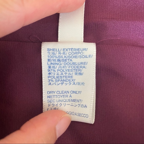 Rebecca Minkoff Silk Purple Blazer - Picture 6 of 6